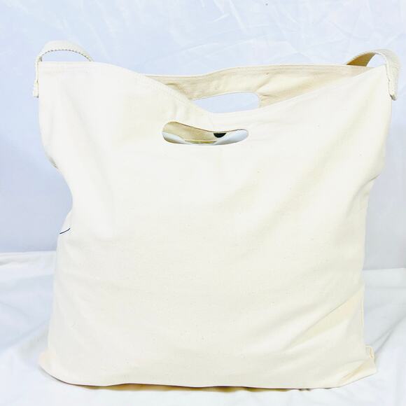 Vans Driftin' Away Tote Bag Snap Button Zipper Large Palm Trees Cutout Handle - Picture 2 of 8